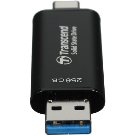 256 ГБ Внешний SSD диск Transcend TS256GESD310C черный